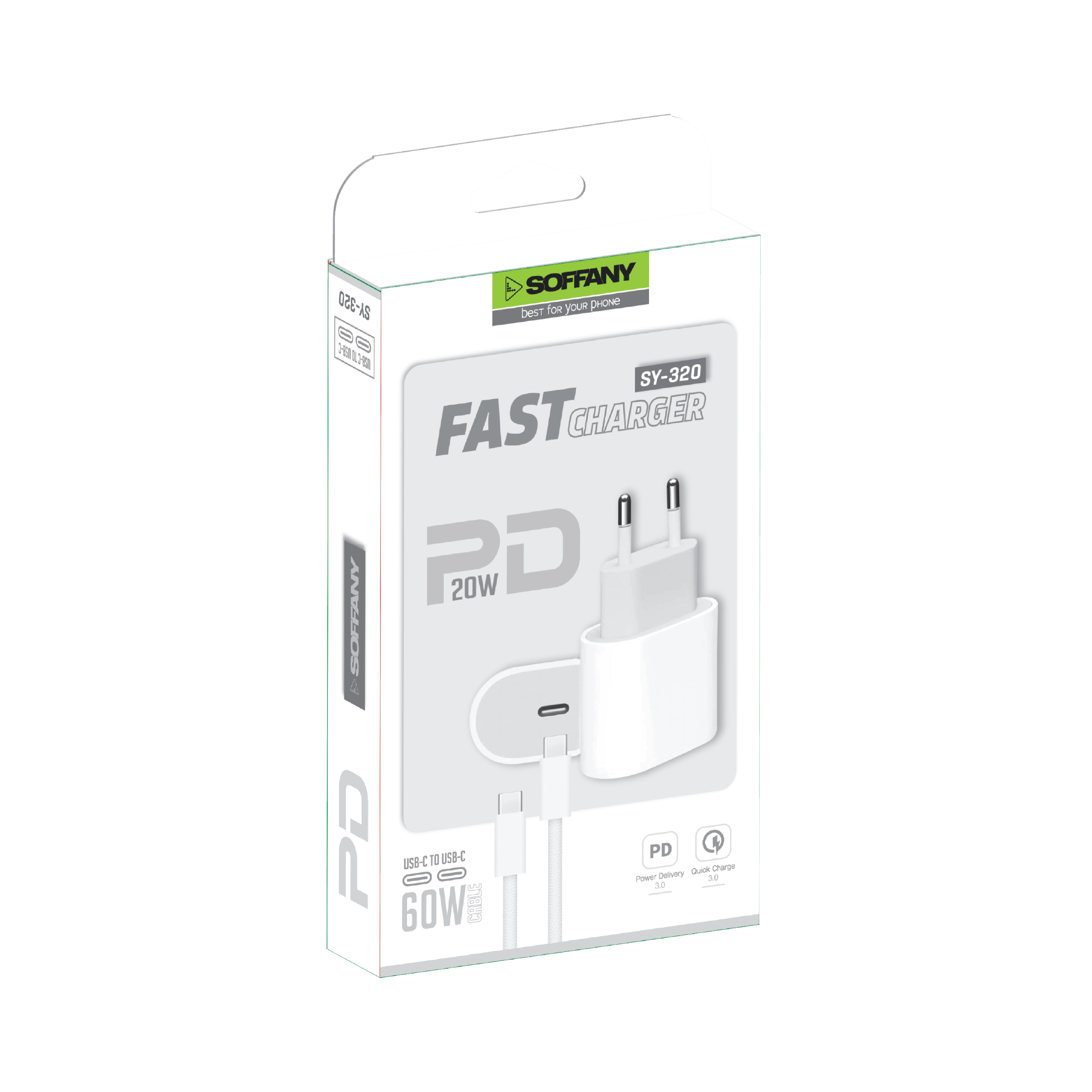 Soffany SY-320 20W PD IOS Şarj Seti
