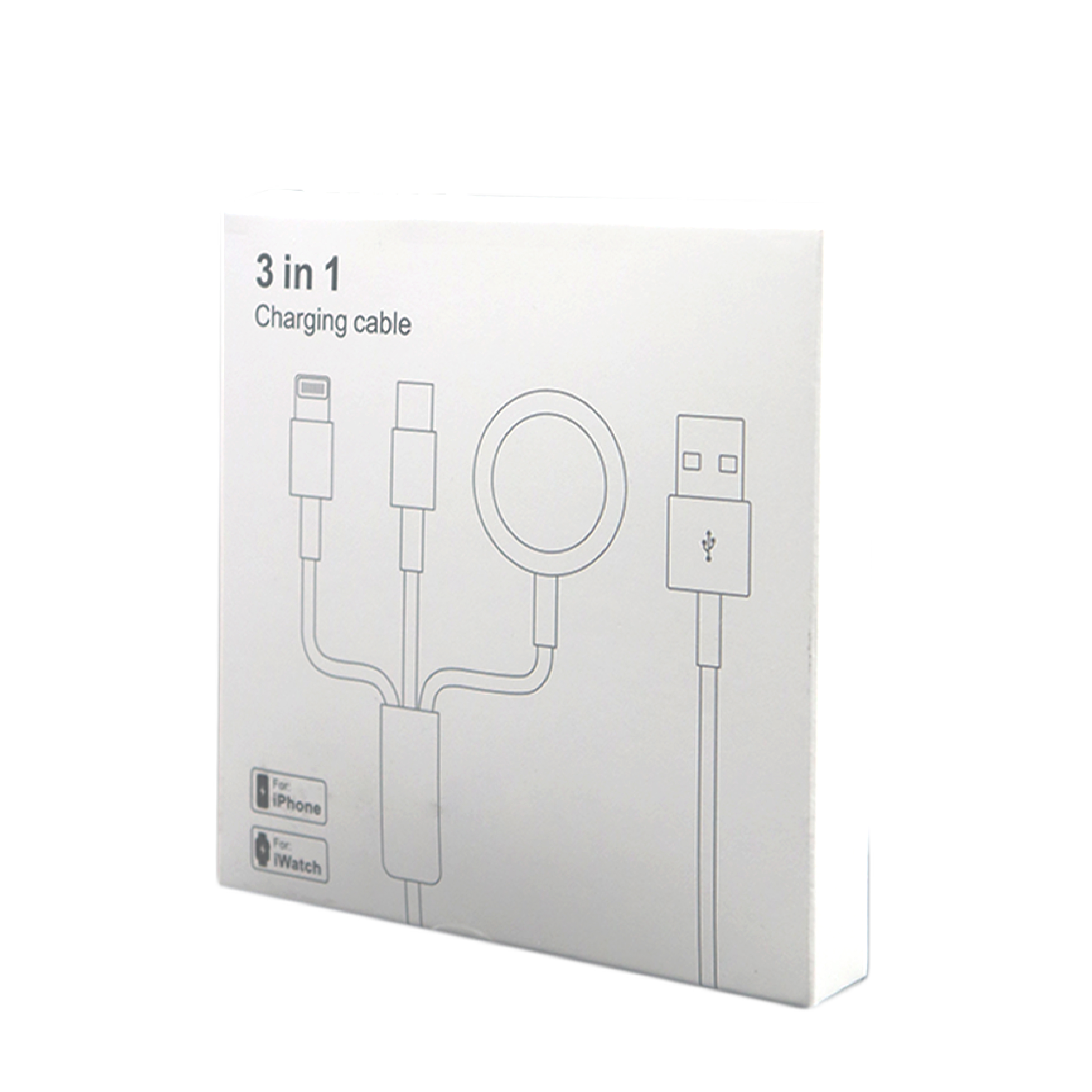 Soffany DF-007 PD+USB-C+USB 3IN1 WATCH Kablo
